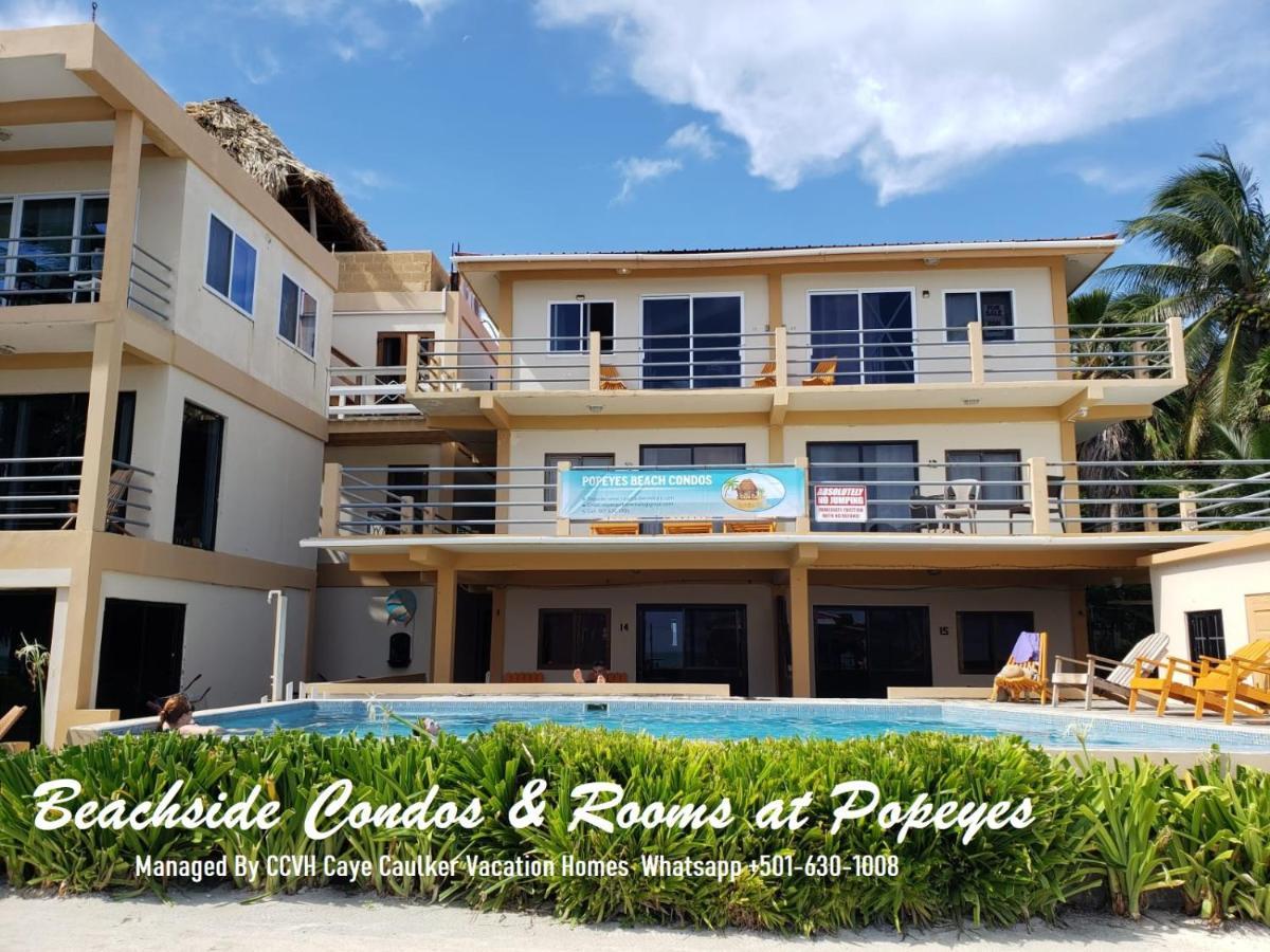 Beach Club Budget Rooms At Popeyes Caye Caulker Dış mekan fotoğraf