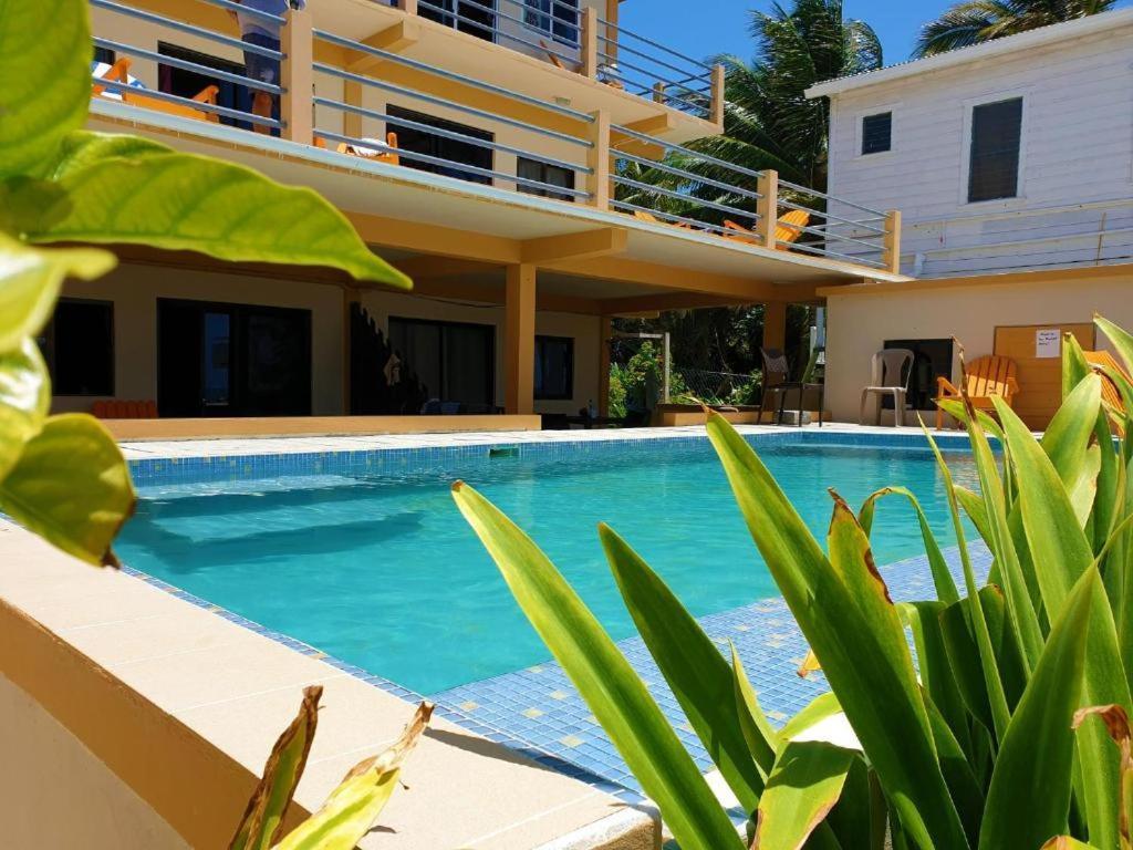 Beach Club Budget Rooms At Popeyes Caye Caulker Dış mekan fotoğraf