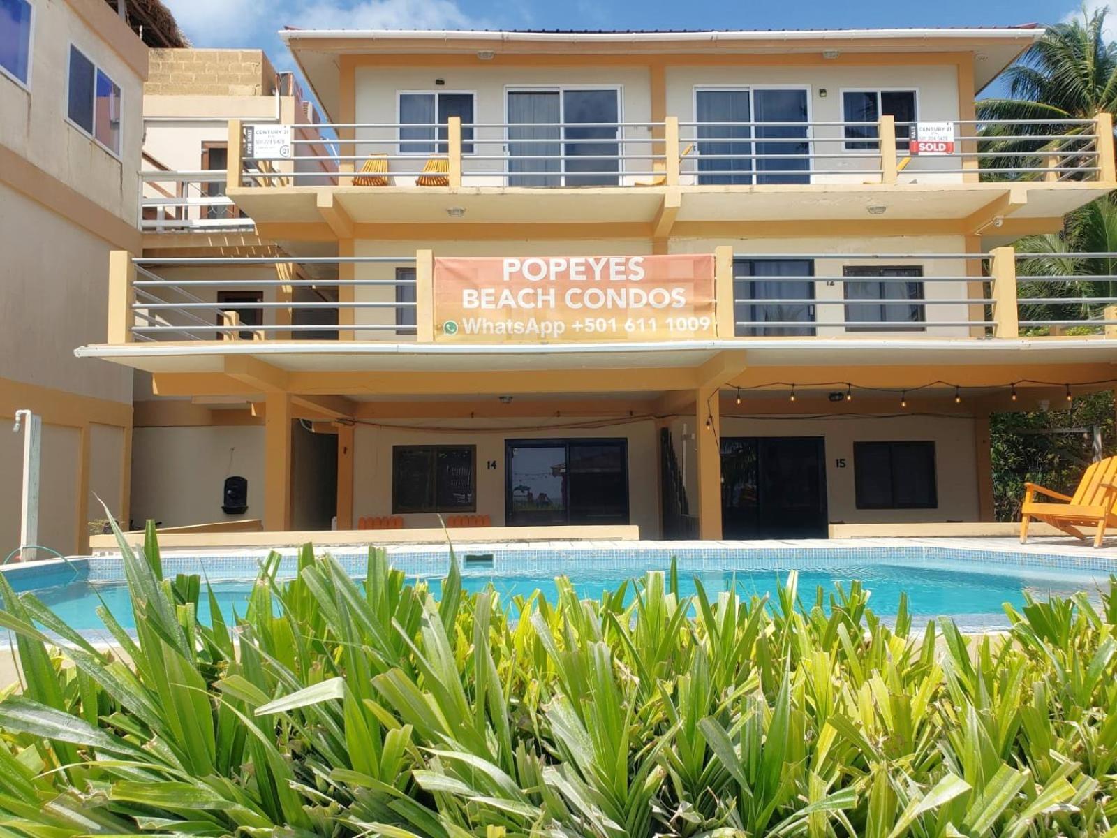 Beach Club Budget Rooms At Popeyes Caye Caulker Dış mekan fotoğraf